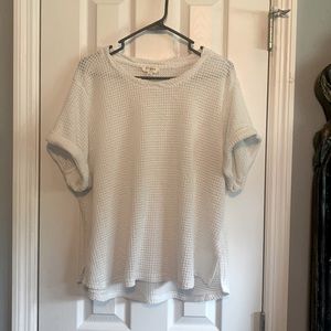 Umgee waffle knit shirt